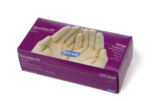 Powder Free Latex Examination Gloves - 1000 Pack