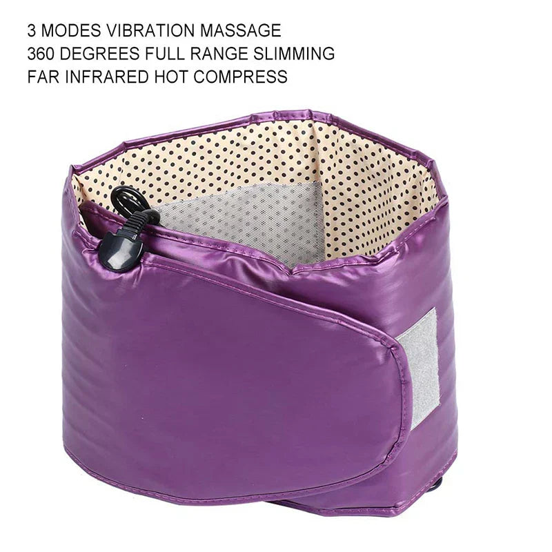 Hlpmedical electric sauna heating belt with far infrared technology, slim design, used for health and relaxation therapy.
