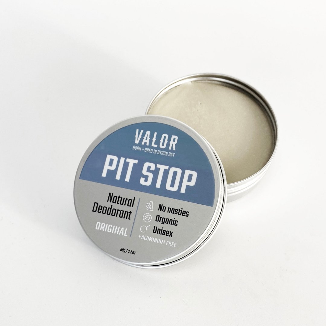 Hlpmedical Pit Stop Deodorant (Original) in a sleek aerosol can, designed for effective underarm freshness and odor control.