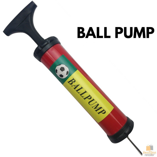 Hlpmedical portable ball pump with needle for inflating soccer, basketball, football, and yoga fitness balls.