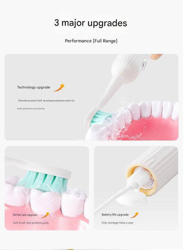 Blue Hlpmedical Advanced Sonic Electric Toothbrush with 8 cleaning modes and long battery life, gentle and effective for oral care.