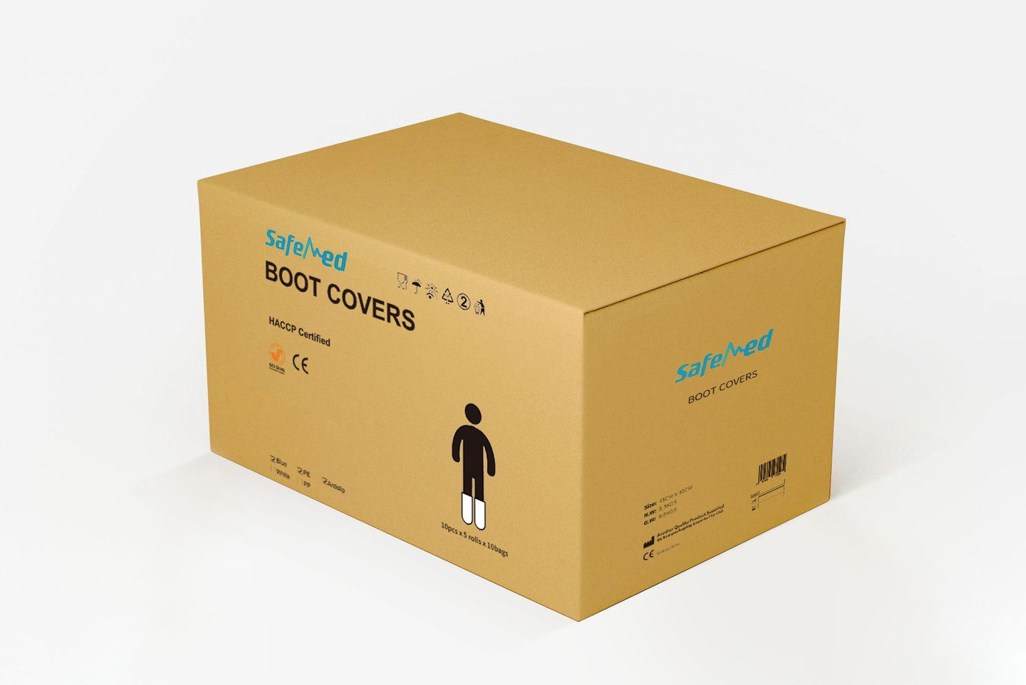 Disposable Blue Boot Covers – Protective Shoe Covers (Carton)