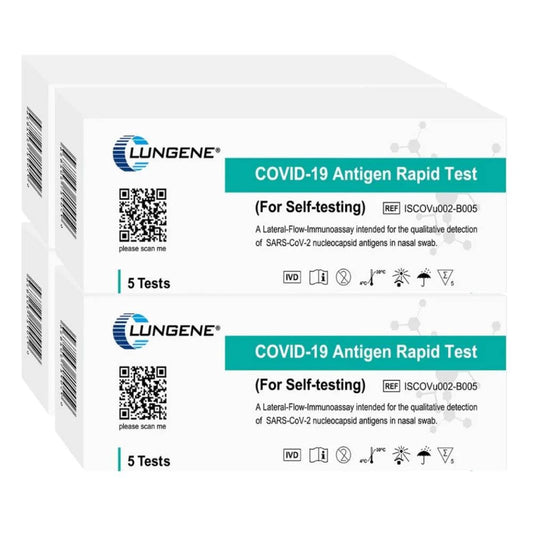 HLP Medical Supplies Rapid Antigen Test Kit for self testing, nasal swab, 10 or 20 tests, expiration 10/2026, health care product