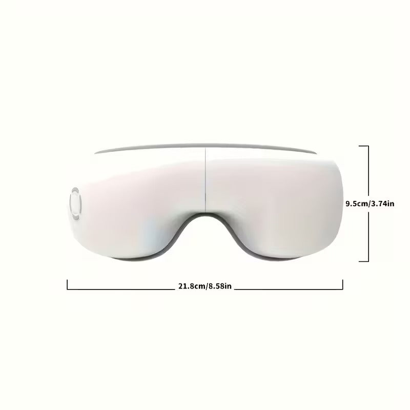 Hlpmedical 4D Portable Eye Massager with heat and music, designed for relaxing eye relief and stress reduction.