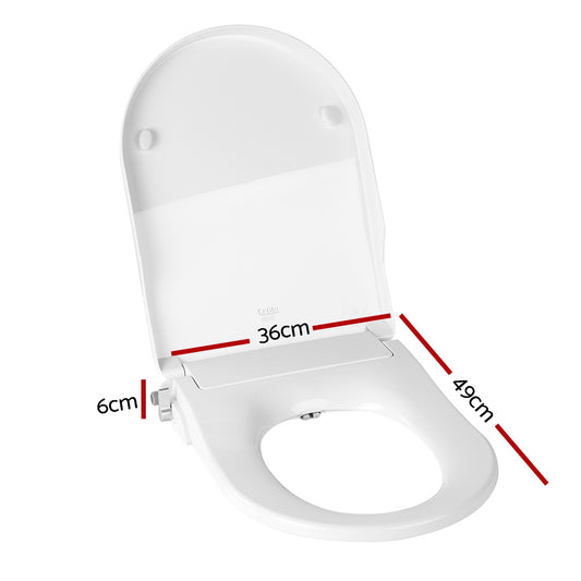 Hlpmedical Cefito non-electric bidet toilet seat cover with automatic smart water wash and dry feature, for enhanced bathroom comfort.