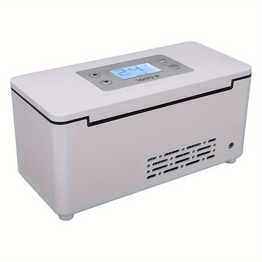 Hlpmedical insulin fridge box for outdoor use, USB car medicine cooler in a compact cooler bag for safe medication storage