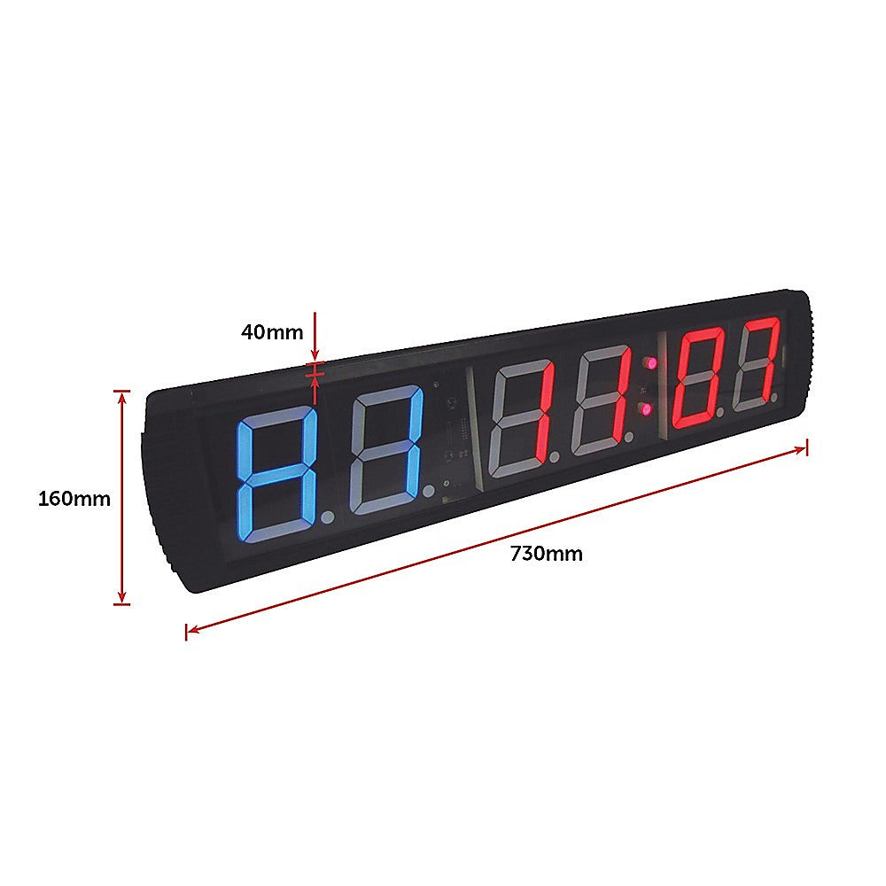 Hlpmedical 6-digit digital timer for fitness, featuring LED display, used in gym and workout exercise settings.