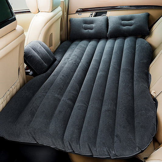 Hlpmedical inflatable car back seat mattress, portable travel air bed for camping and sleeping in vehicles.