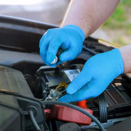 Mastermed Deluxe Blue or Black Nitrile Gloves Tear Resistant Powder Free 6.0g - FREE SHIPPING