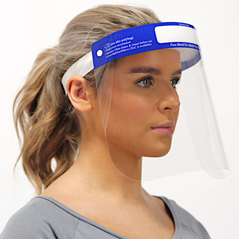 Double Side Anti Fog Coated Face Shield Face Protection - Multi Packs