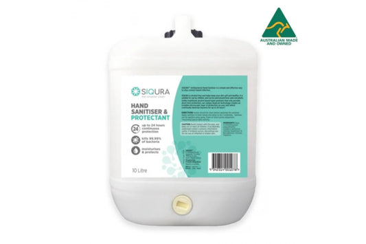 Siqura Foaming Hand Sanitiser & Protectant *Australian Made* 10 Litre