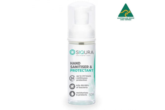Siqura Foaming Hand Sanitiser & Protectant *Australian Made* 50ml