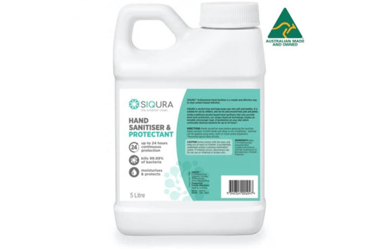 Siqura Foaming Hand Sanitiser & Protectant *Australian Made* 5 Litre