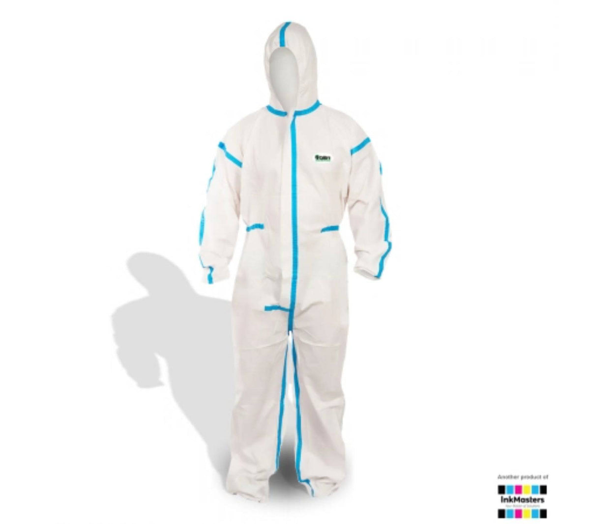 Hlpmedical Hi Calibre Microporous Waterproof Advanced Coveralls Type 4, disposable protective coveralls with waterproof material.