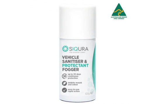 Siqura Vehicle Sanitiser & Protectant Fogger *Australian Made* Dye and Fragrance-free 100g