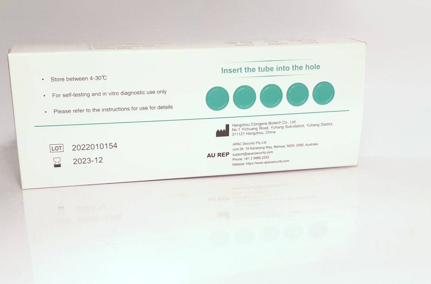 HLP Medical Supplies Clungenge COVID-19 rapid antigen test kit with nasal swab for self testing, shown with multiple test kits.