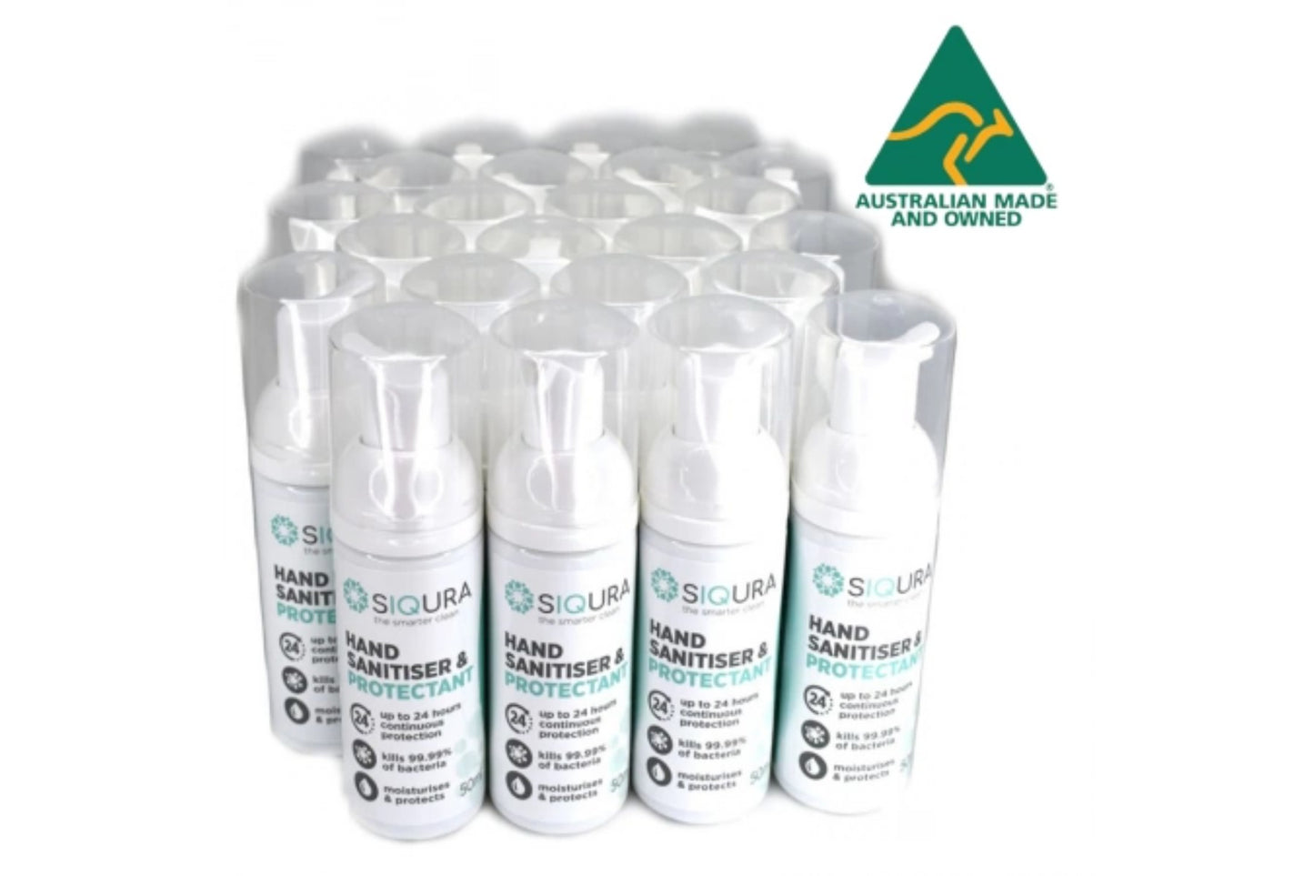 Siqura Foaming Hand Sanitiser & Protectant *Australian Made* 50ml