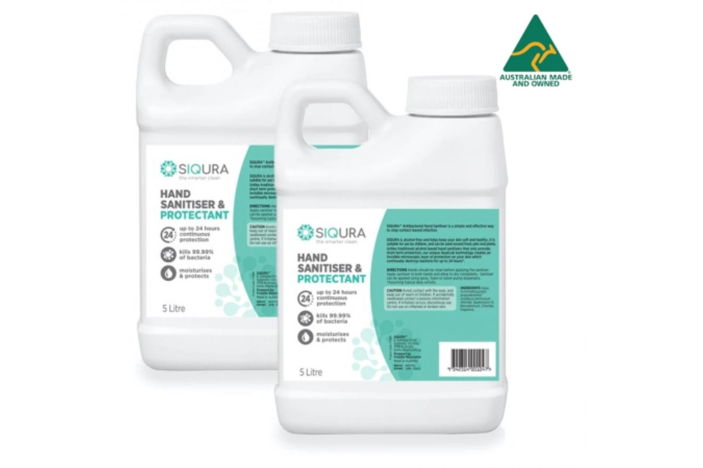 Siqura Foaming Hand Sanitiser & Protectant *Australian Made* 5 Litre