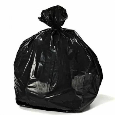 Hlpmedical 54L Thinkpac tough bin liners, 25-micron rubbish bags shown in the image, durable waste disposal solution.