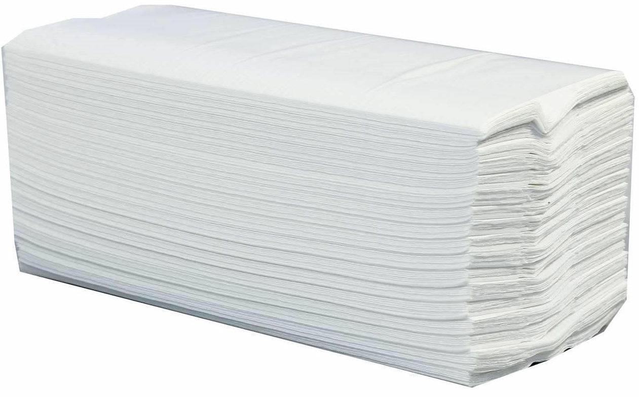 20-pack of Hlpmedical Finesse 1-ply compact hand towels, 20 x 120 sheets, soft and absorbent for commercial or medical use.