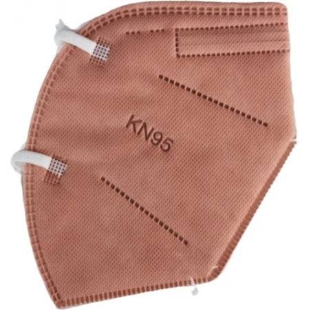 Copper Oxide 5-Ply KN95 reusable face mask pack of 10 by Hlpmedical, showing the protective mask with adjustable ear loops.