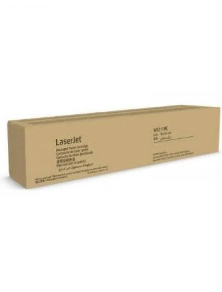 HP W9211MC cyan managed toner cartridge for LaserJet printers, offers 28,000 pages print yield, compatible with HP LaserJet models.
