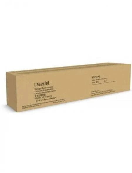 HP W9212MC yellow managed laser toner cartridge for LaserJet printers, with 28,000 pages print yield, compatible with HLP.