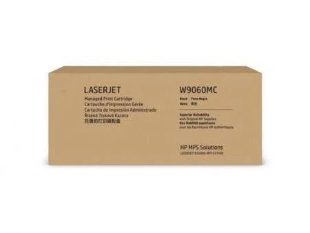 HP W9060MC black compatible toner cartridge for HP printers, provides up to 16,000 pages, ideal for high-volume printing.