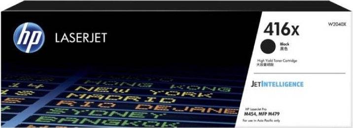 Genuine HP 416XC black toner cartridge for HP printers, designed for high-volume printing up to 7,500 pages.