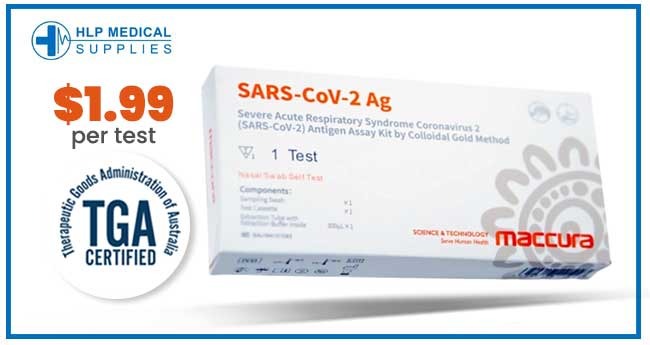 Maccura Covid-19 Rapid Antigen Nasal Swab Self-Test Kit 240 Tests