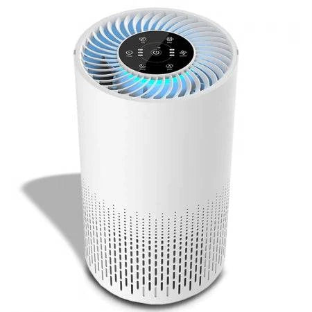 HLP Medical Supplies Lenoxx AP67 air purifier with digital display and filter, designed for 24m² room air cleaning.
