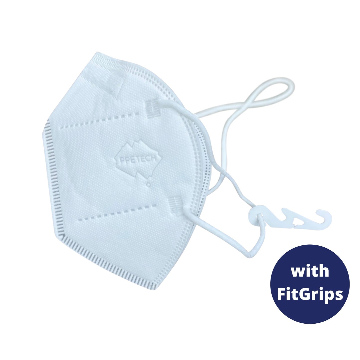 TGA approved Australian Made P2 White 4-Layer Face Mask with Ear loops - 25 Pack