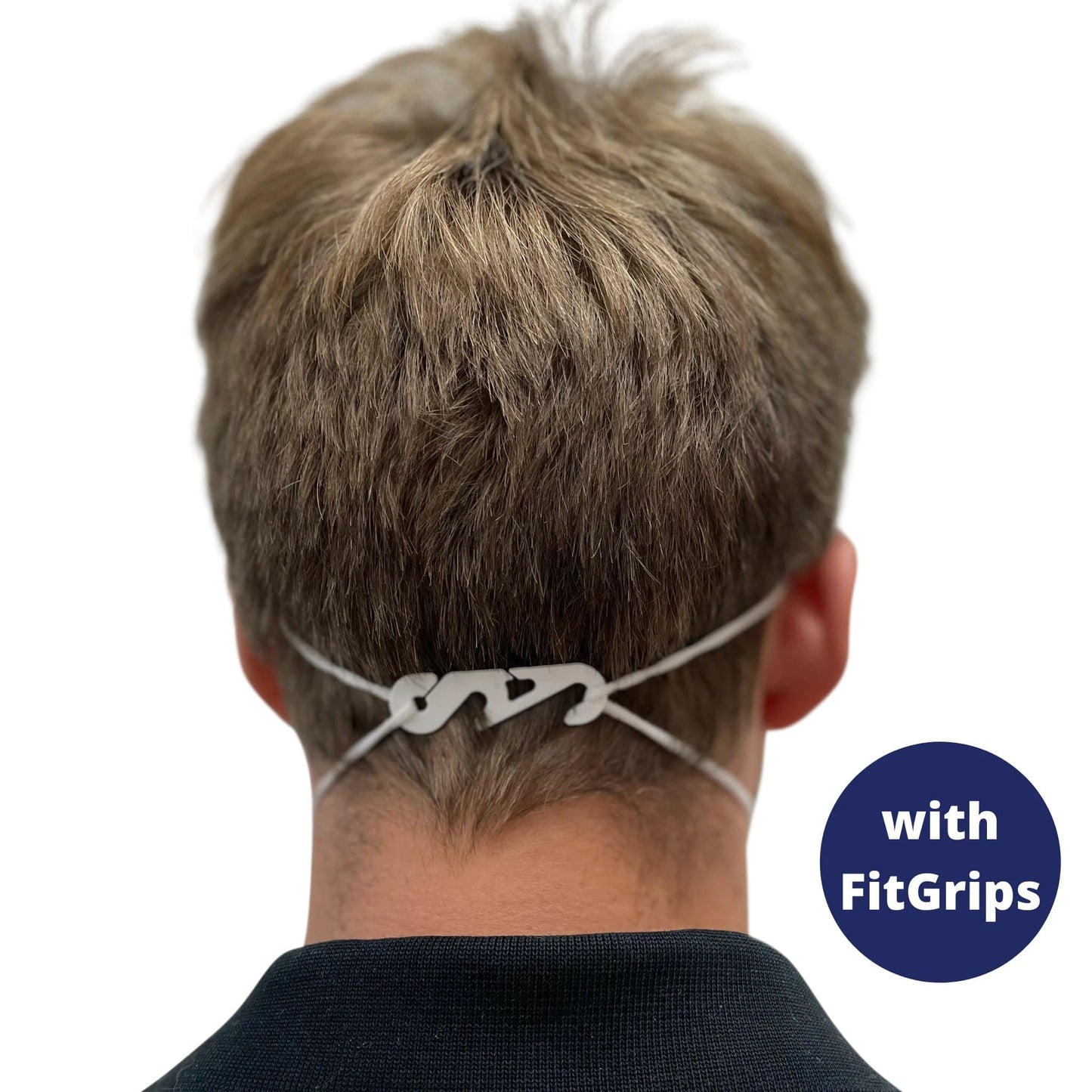 TGA Approved Australian Made P2 4-Layer Face Mask with Ear loops- BLACK - 25 Pack