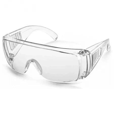 Hlpmedical Arc Vision Axe Overspec safety glasses with clear lenses, 12-pack of personal protective equipment spectacles.