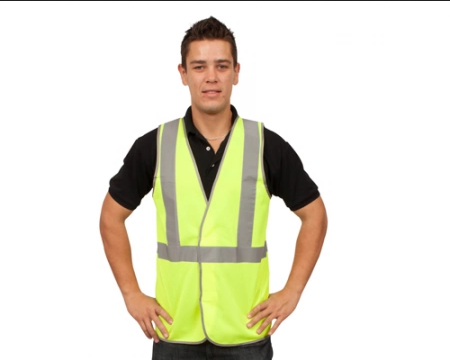 YSF C420 Hi Vis Yellow Day/Night Vest (class D/N) - SMALL 50 PCS