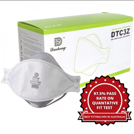 N95 NIOSH Approved Flatfold Face Masks Head Loop 20 PCS