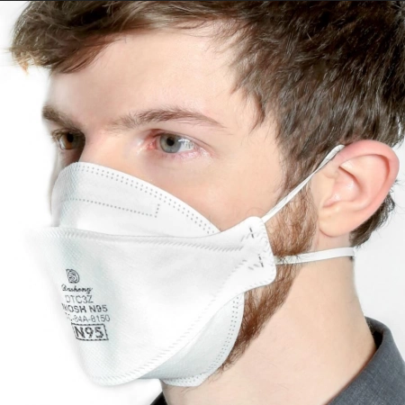 N95 NIOSH Approved Flatfold Face Masks Head Loop 20 PCS