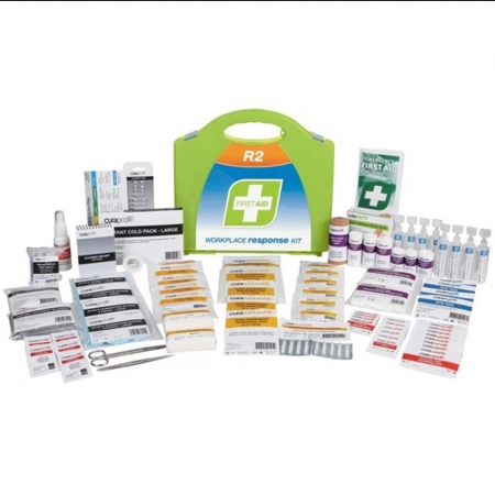 FastAid R2 Workplace Response First Aid Kit, Plastic Portable FAR220 Low Risk 1-25 People