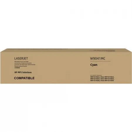 HLP HP W9191MC/W9041MC cyan toner cartridge for LaserJet printers, 32,000 pages, compatible with MFP E778 series.