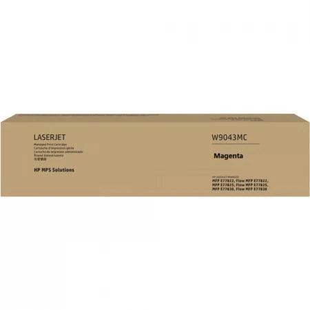 HLP HP W9193MC magenta managed laser toner cartridge for HP LaserJet printers, high-yield 32,000 pages, compatible with E778 series