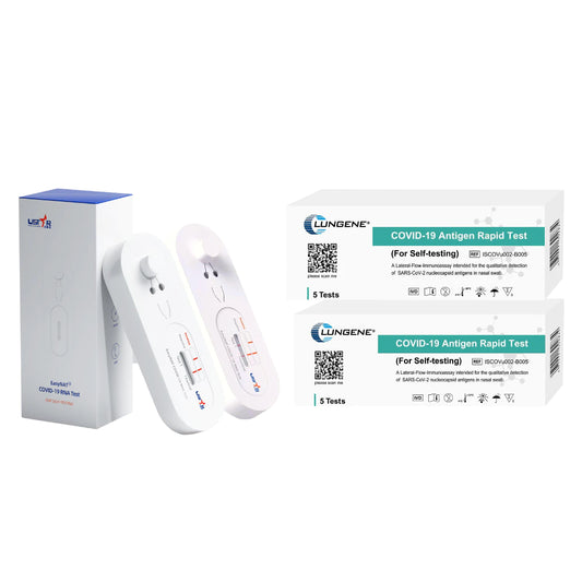 EasyNAT RNA PCR (Twin Pack) + Clungene Rapid Antigen (10 Tests) Covid-19 Test Kits