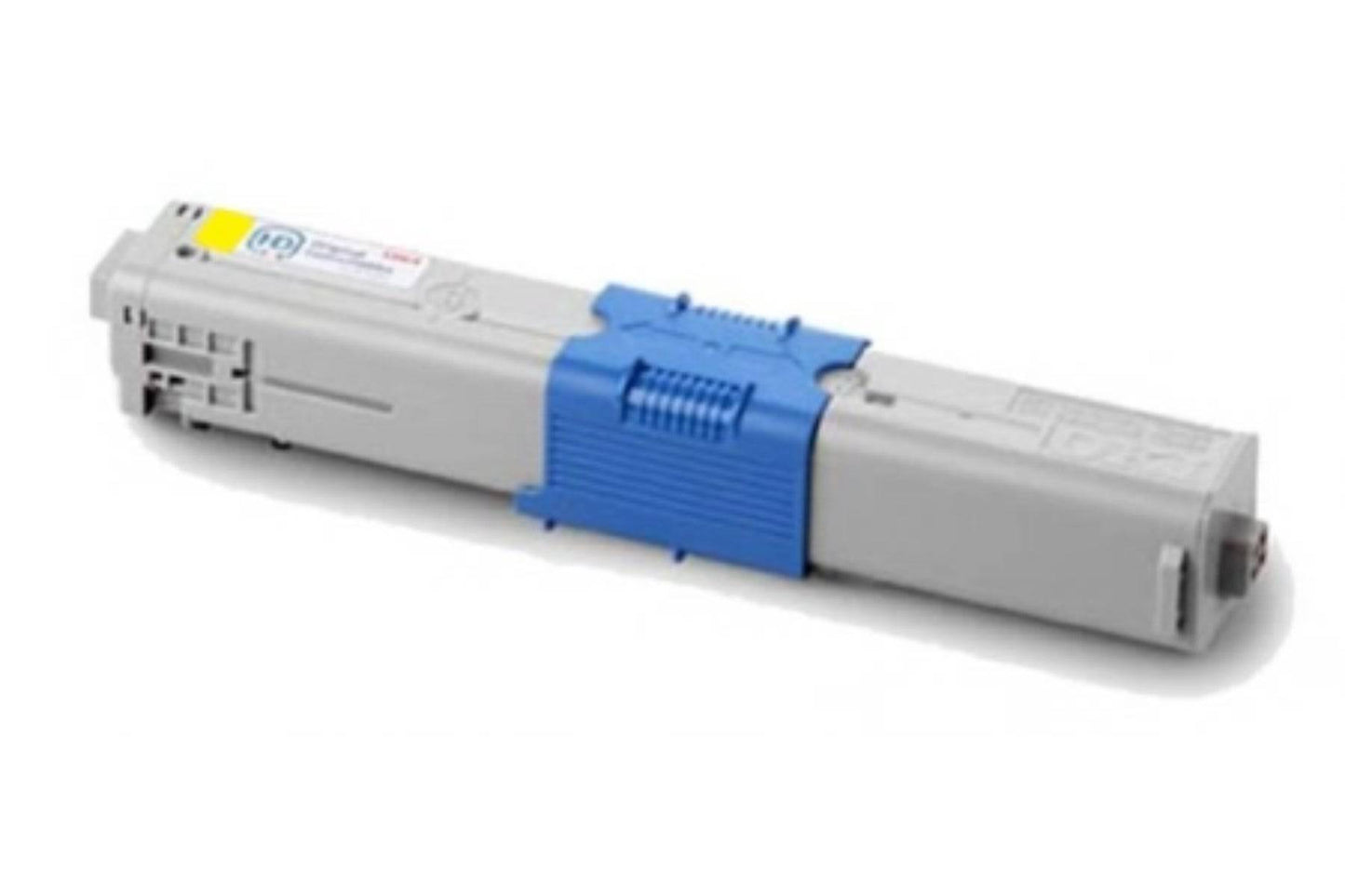 HLP OKI ES5473 yellow compatible toner cartridge 46490625 for high-volume printing, up to 6,000 pages, shown in image.