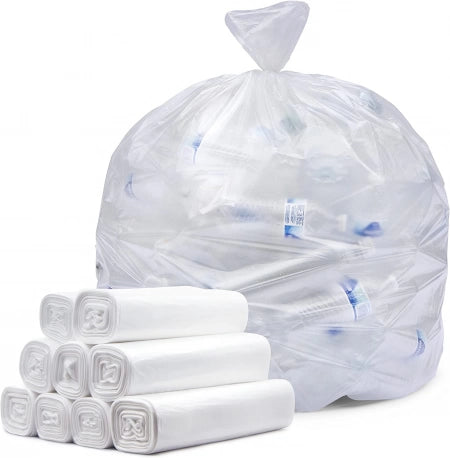 27L Thinkpac White Bin Liners Rubbish Bags 10micron (1,000 Bags)