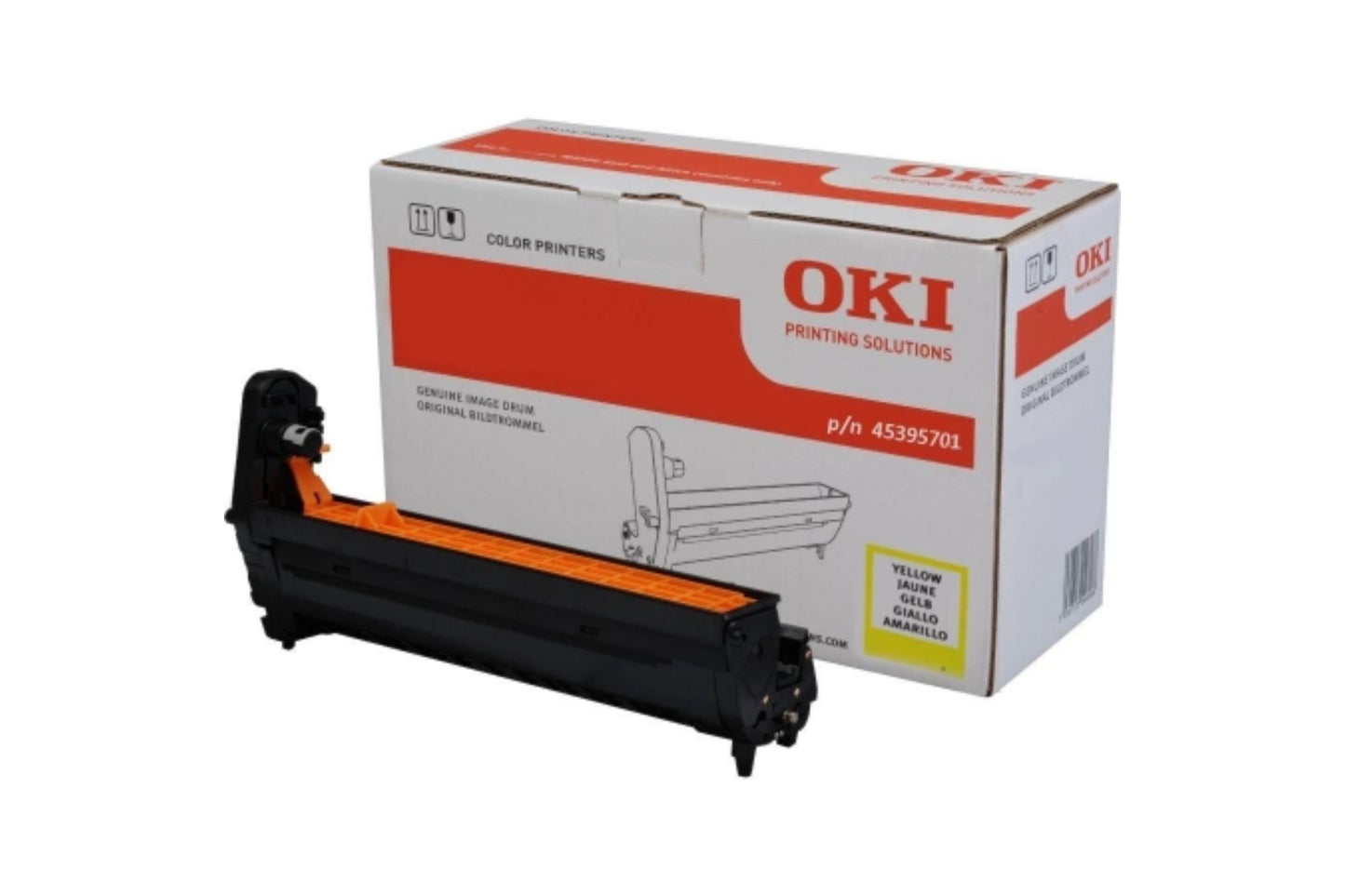 OKI MC853 44844481 Yellow Genuine Drum Unit 30,000 Prints