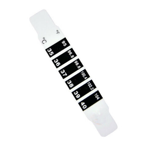 Forehead Fever Thermometer Strip Baby Child Adult Body Head Temperature Test (20 Tests)