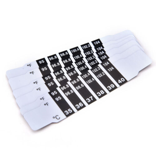 Forehead Fever Thermometer Strip Baby Child Adult Body Head Temperature Test (20 Tests)