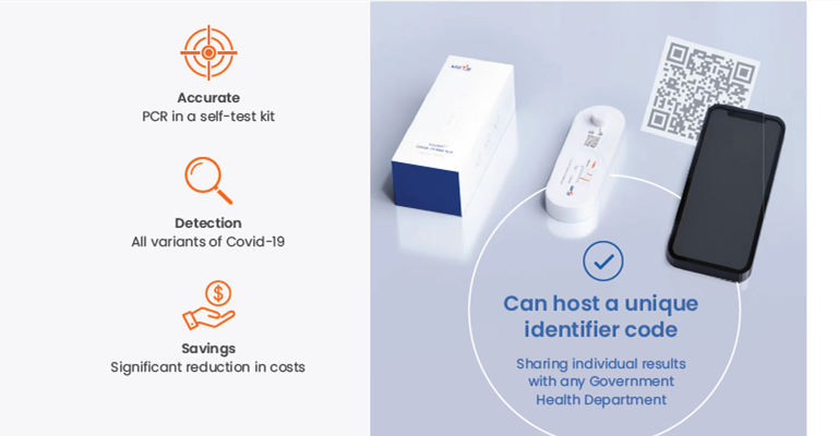EasyNAT Covid - 19 RNA Self-test kit - 1 PCR Kit