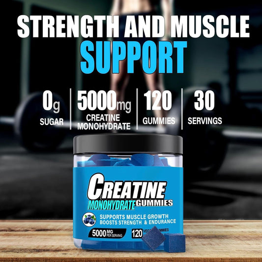 Creatine Gummies 120 Capsules-bottle