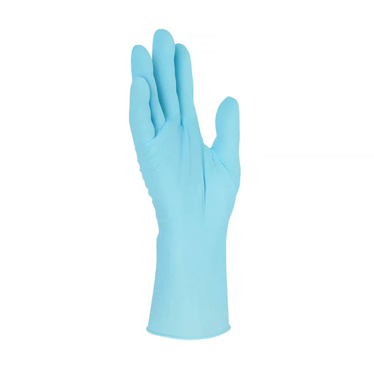 Hlpmedical Proval Supersoft Nitrile Exam Disposable Gloves, 1000-pack, showing blue nitrile gloves on a white background.