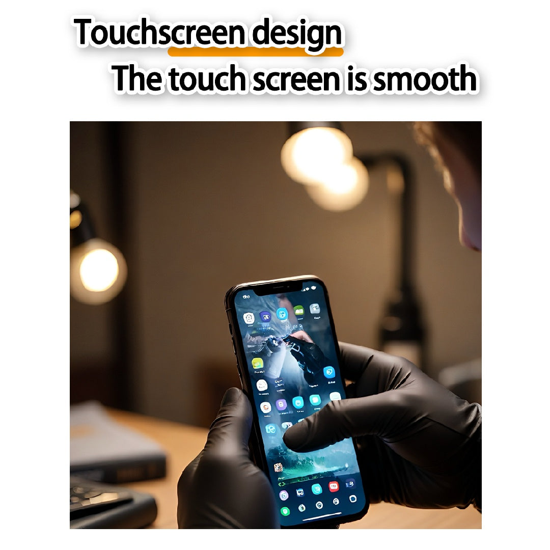 Thick Medical Ding Qing Gloves GP51 Black